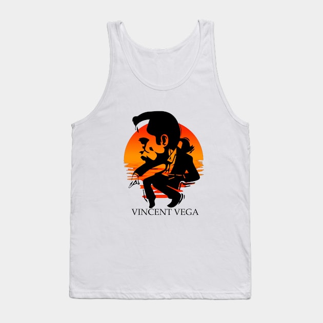 Vincent Vega - Pulp Fiction Tank Top by CAUTODIPELO